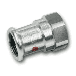 Sanha-Therm Press-Übergangsmuffe,22 x 1/2" IG