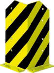 Rammschutzecke,H: 400 mm / schwarz/gelb