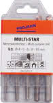 Mehrzweckbohrer-Satz Multi-Star,4,0 - 10,0 mm / 5 tlg.