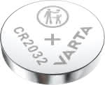 VARTA Batterie / Knopfzelle,CR2032 / 3V / 230mAh / 1er Blister