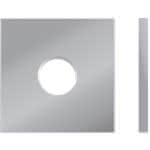 verz. 4-kt-Scheibe DIN436,11 mm (VE=100)
