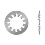 verz. Zahnscheibe DIN6797-I,13,0 mm (VE=100) / Federstahl / Kleinpaket