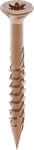 gelb-verz. Spanplattenschr. Senkkopf / E-Jet-Jetta,4,0 x 70/42,0 mm (VE=200) / Teilgewinde / T20,m. Zulassung