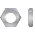 Edelst. 6-kt-Mutter DIN439 niedrige Form / A2,M10 (VE=50) / Kleinpaket