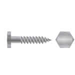 Edelst. 6-kt-Holzschr. DIN571 / A2,10 x 60 mm (VE=100)