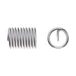 Edelst. Gewindeeinsatz DIN8140 / A2,M6 x 12 mm (VE=25) / Kleinpaket