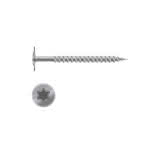 Edelst. Spanplattenschr. Tellerkopf / A2,8,0 x 180/80 mm (VE=50) / Teilgewinde / T40,m. Schneidkerbe