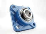 SKF 4-Loch Flanschlagereinheit m. Gewindestiften,UCF208/H