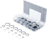 Sortiment Sicherungsringe / DIN472,300-tlg. / blank / I3 - I32,im PVC-Sortimentskasten