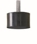 Gummi-Metall-Puffer (Ausf. D / eins. AG),M10 / D=50 mm / H=30 mm