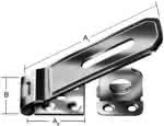 Sicherheits-Überfalle verz.,L:140/60 x H:50 x S:3,0 mm (VE=10)