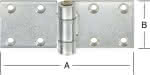 Scharnier / stark / extra breit / verz.,B:130 x H:50 x S:4,0 mm (VE=10)