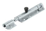 Bolzen-Türschlossriegel verz.,L:130 x B:43,5 mm / Ø 12 mm (VE=5)