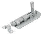 Bolzenriegel feuerverz.,L:180 x B:65 mm / Ø = 16 mm (VE=5)