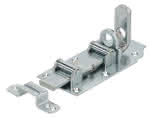 Rollen-Schlossriegel / gerade / verz.,L:180 x B:80 mm (VE=5)
