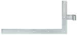 Garagentor-Winkelband verz.,L:800 x H:400 mm / D =20mm (VE=1 Paar)