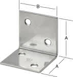 Breitwinkel verz.,50 x 50 x 2,0 mm B=50 mm (VE=50)