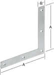 Eck- / Flachwinkel verz.,100 x 100 x 1,5 mm B=15 mm (VE=20)