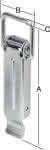 Spannverschluss verz.,L:138 x B:47 mm / o. Schliesshaken (VE=25)