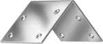 Edelstahl Breitwinkel / A2,30 x 30 x 2,0 mm B=30 mm (VE=20)