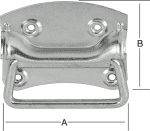 Edelstahl Kistengriff / A2,B:100 x H:80 mm (VE=5)