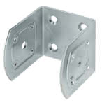 Trennwandhalter verz.,B:61 x H:60 x T:80 x S:2,5 mm (VE=10)
