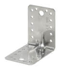 Edelstahl Winkelverbinder mit Steg / A4,105 x 105 x 2,5 mm B:90 mm (VE=10)