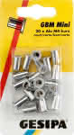 Gesipa Blindnietmutter Alu Flachrundkopf,M4 x 11,0 mm / 0,25 - 3,0 mm (VE=20),SB-verpackt