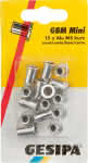 Gesipa Blindnietmutter Alu Flachrundkopf,M5 x 11,5 mm / 0,25 - 3,0 mm (VE=15),SB-verpackt