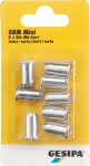 Gesipa Blindnietmutter Alu Flachrundkopf,M6 x 15,5 mm / 0,25 - 3,5 mm (VE=8),SB-verpackt