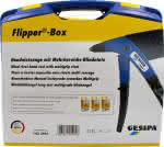 Gesipa Handnietzange,Flipper-Box (inkl. 3 Sorten PolyGrip-Nieten)