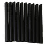 Klemmschienen für Sichtschutz / schwarz,190 mm / RAL9005 (VE=20)
