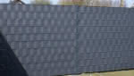 Premium Sichtschutzstreifen aus Polypropylen (PP),190 x 2535 mm / Fenstergrau RAL7040 (VE=10),3 mm Rillen