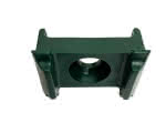 Kunststoff Auflagebock / grün,für Pfosten 60 x 40 mm