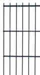 Doppelstabmatte verz. u. beschicht. RAL7016 anthr.,MW:50x200mm / (8/6/8) / BxH = 2510 x 2030 mm