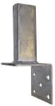 Montagefuß feuerverzinkt,für Pfosten 60 x 40 mm / zur L-Steinmontage