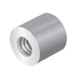 Trapezgewinde Rundmutter roh schwarz,Tr16 x 4 mm / d=36 H=24 mm