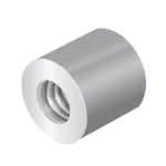 Trapezgewinde Rundmutter roh schwarz,Tr24 x 5 mm / d=50 H=36 mm