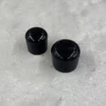 PVC Rohrkappe schwarz,für Rundrohr 21 mm ( 1/2" ) (VE=100)