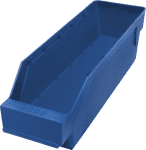 Kleinteilekasten aus Polypropylen / blau,(LxBxH) 300x90x95 mm (VE=40)