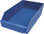 Kleinteilekasten aus Polypropylen / blau,(LxBxH) 300x180x95 mm (VE=20)