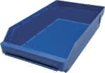 Kleinteilekasten aus Polypropylen / blau,(LxBxH) 400x240x95 mm (VE=15)