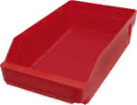 Kleinteilekasten aus Polypropylen / rot,(LxBxH) 300x180x95 mm (VE=20)
