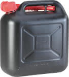 HDPE-Kraftstoff-Kanister,10 ltr / mit UN-Zulassung / schwarz