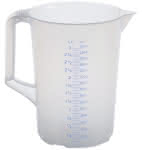 PP-Messkanne mit Griff,3,0 ltr / transparent / lebensmittelgeeignet