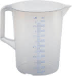 PP-Messkanne mit Griff,5,0 ltr / transparent / lebensmittelgeeignet