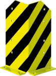 Rammschutzecke,H: 400 mm / schwarz/gelb
