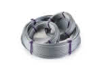 Drahtseil PVC klar ummantelt (6x7+1SFC),3/4 mm / 1770 Festigkeit / BND = 50 mtr