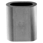 Aluminium Pressklemme EN13411-3 Form A,1,0 mm (VE=250)