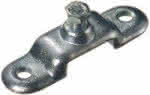 verz. Rungenhalter 40 x 10 mm,m. Stellschraube M10 x 25 mm